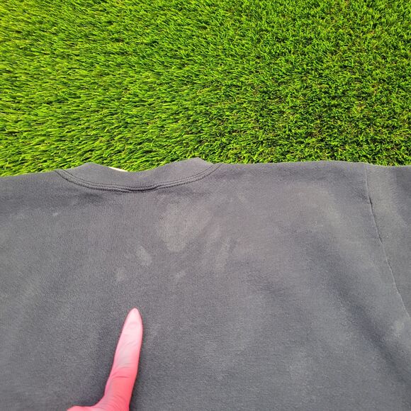 Vintage Georgetown Hoyas Sweatshirt M/L 19x23 Blue - Picture 10 of 16